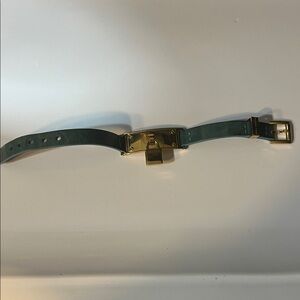 Michael Kors Teal Bracelet with Gold Lock
